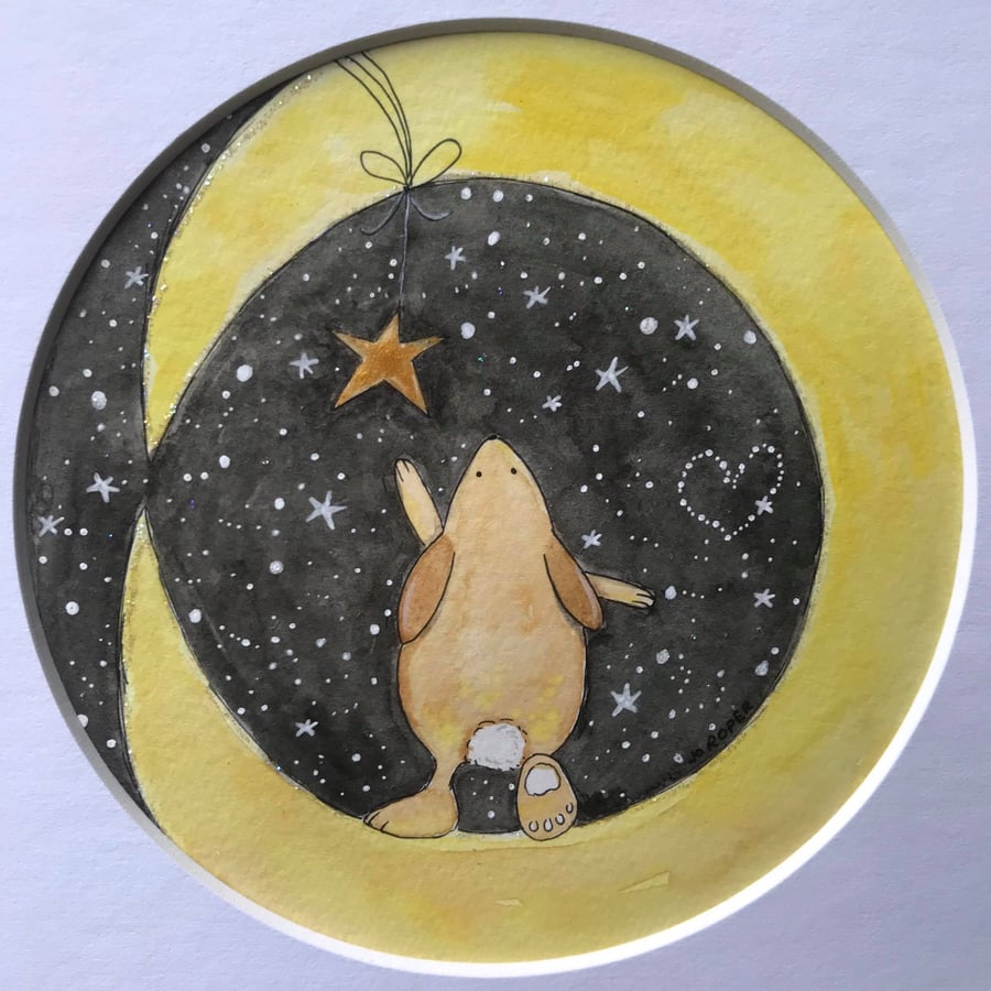 Original Painting reach for the star Jo Roper