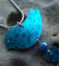 Blue bird with flowers and heart - Image 2