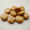 10  Yellow Sunstone Coin Beads