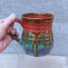 Beer stein tankard large mug hand thrown stoneware pottery ceramic handmade 