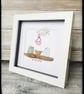 Seaglass and driftwood birds "BABY" - Image 3