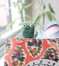 Woolly Mr Toad Bookmark - Needle Felt Felted Frog Handmade Wool Book Accessory - Image 9