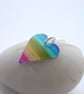 Rainbow heart pendant  - Image 3