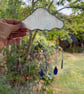Stained Glass Large Rain Cloud - Handmade Hanging Window Decoration - Image 7