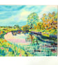 Set of Four Colourful Fen Scene and Woodland Blank Greeting Cards - Image 4