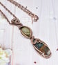 Labradorite and Bloodstone Double Stone Pendant - Image 6