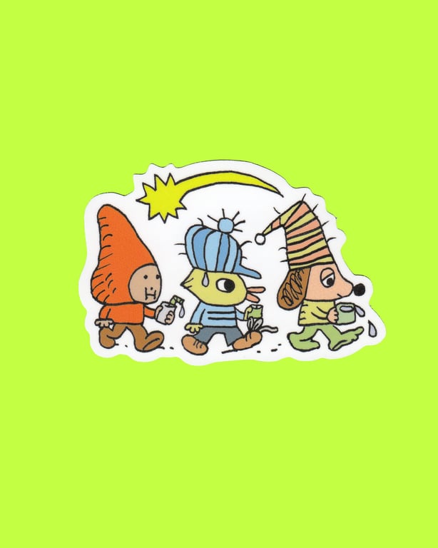 Shooting Star Vinyl sticker