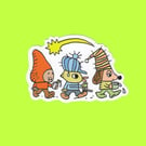 Shooting Star Vinyl sticker