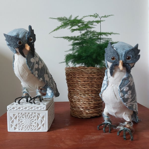 Quirky Hobby Peregrine Fabric Soft Sculpture Ornament Decoration