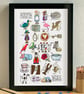 Alice in Wonderland Alphabet Print - Image 1