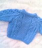 Baby's Aran Cabled Trousers and Jumper Set, Baby Shower Gift, Baby's Outfit - Image 3