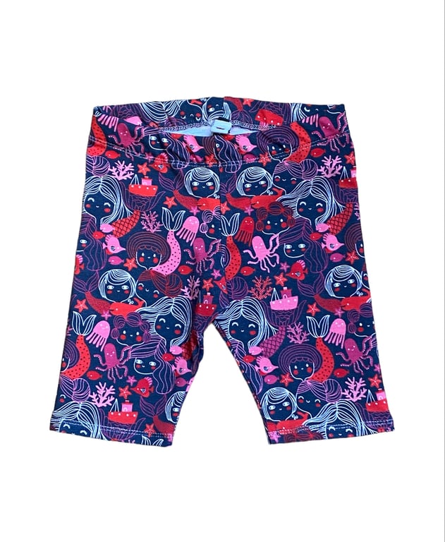 Mermaid Cycle Shorts - sizes 2yrs to 10yrs