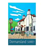 Dormansland Surrey travel poster print by Susie West