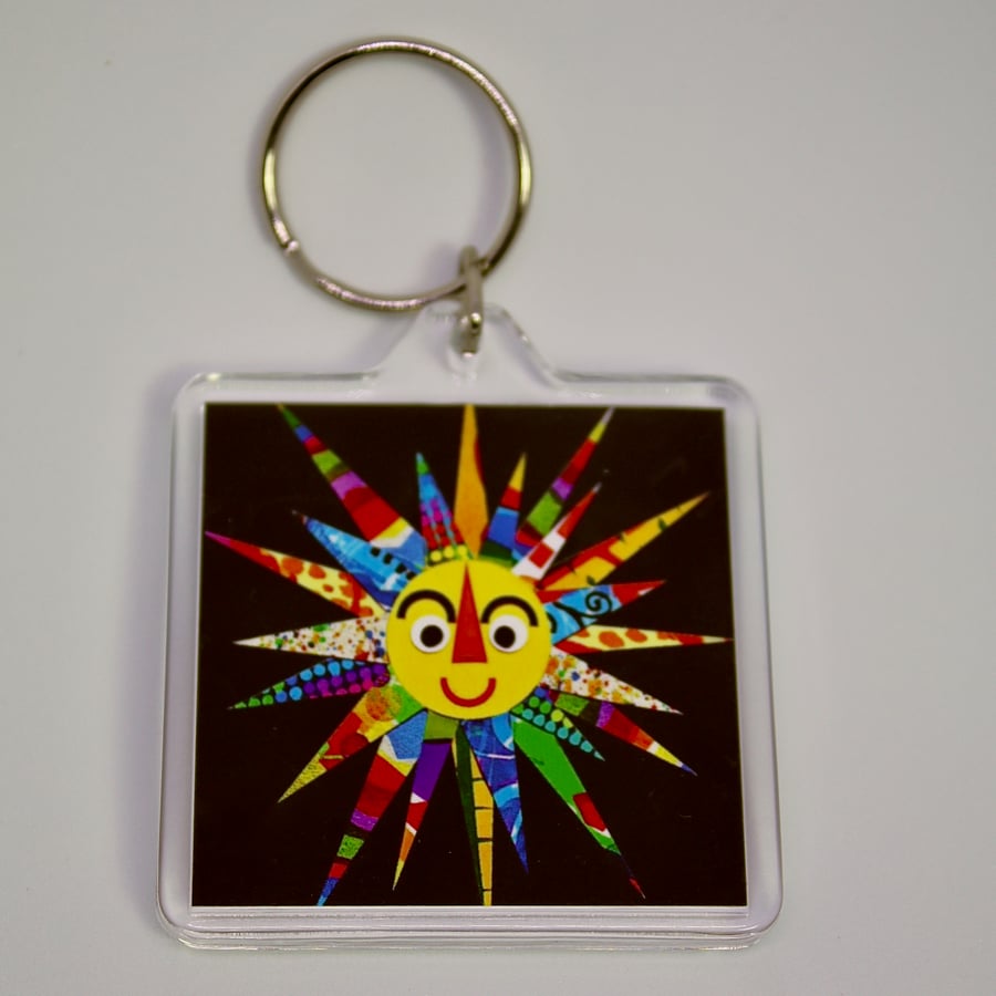 HERE COMES THE SUN KEYRING