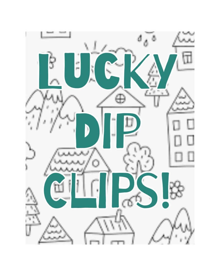 Lucky Dip Hair Clips - Surprise Gift For Girl or Boy - Hair Clips For Girls - Ha