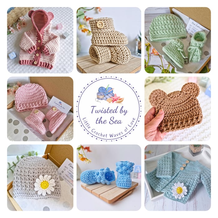 Twisted by the Sea - Crochet Baby Gifts