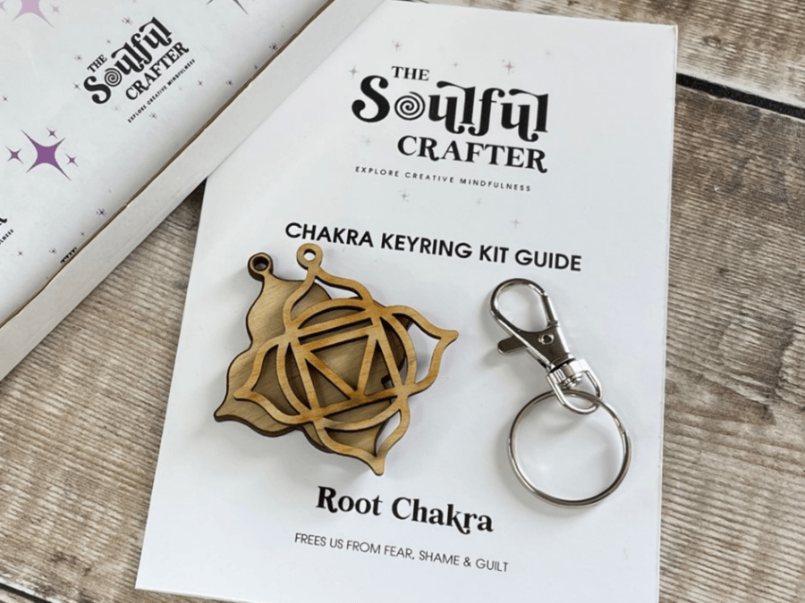 Root Chakra Creative Mindfulness Keyring Craft Kit