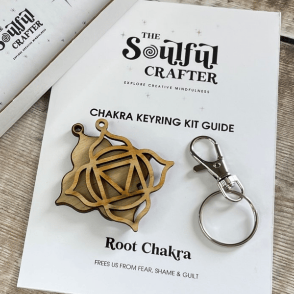 Root Chakra Creative Mindfulness Keyring Craft Kit