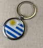 Uruguay Flag Keyring