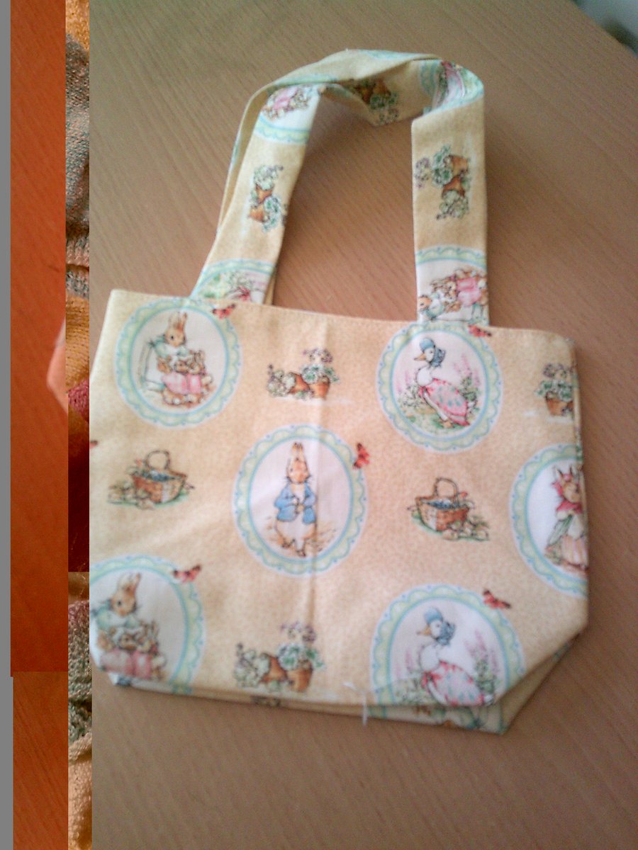 Beatrix Potter Characters in Ovals Child's Handbag