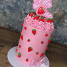 Strawberry Cake topper 