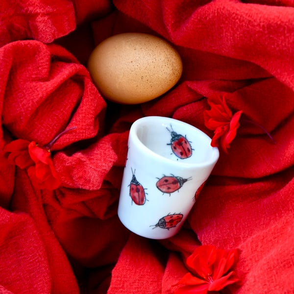 Ladybird Egg Cup - seconds sunday