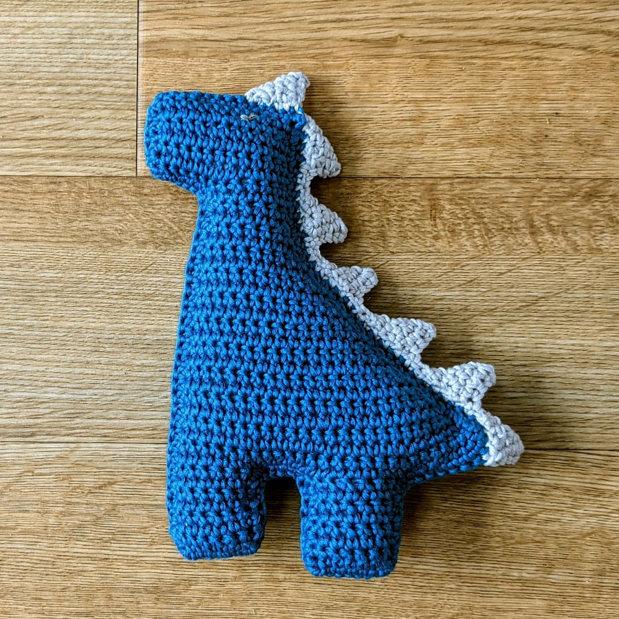 RESERVED FOR G B  Dinosaur, Crochet Toy, Baby Gift, Cotton yarn