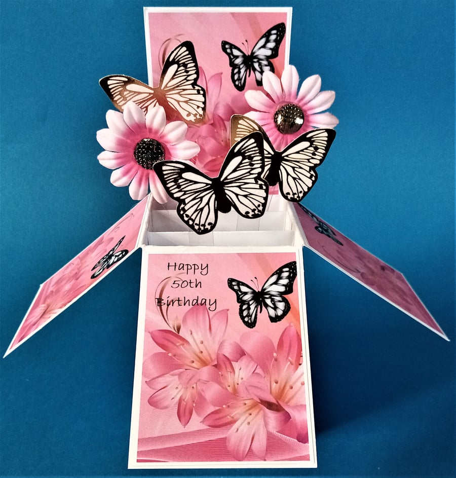 Ladies 50th Birthday Card 