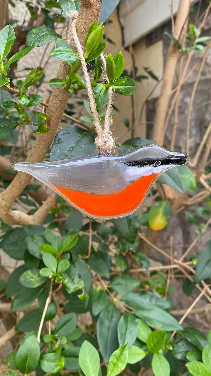 Fused Glass Birds, Nuthatch bird lover gift, Br... - Folksy