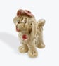 Handmade Stoneware Dog Sculpture – Lil Lady, Whimsical Ornament