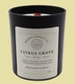 Tropical Lime & Mango Candle - Citrus Grove - Wooden Wick - Image 1