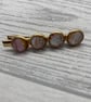 Alligator clip in pink and gold - Image 6
