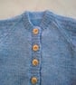 Baby and Child's Cardigan with Butterfly Pattern on the Back, Child's Cardigan - Image 4