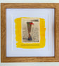 Hatman; framed image, mounted and printed on card and handmade paper - Image 4