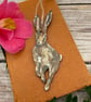 Sustainable Wooden Hare Magnet - Image 7