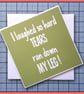I Laughed so Hard Greeting Card Green