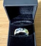 "Plutonium" - Heavy Sterling Silver Ring - 11g - Made To Any Size - 8mm x 3mm - Image 4