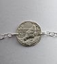 Chicken Engraved Sterling Silver Coin Bracelet - Image 10