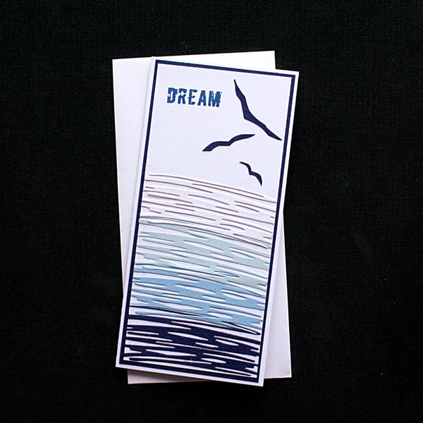 Dream - Handcrafted (blank) Card - dr16-0045