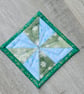 Coaster set - Four Winter frost and snowflake glittery.  - Image 3