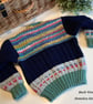 Colourful Boy's Hand Knitted Cosy Warm Cardigan  1-2 Years size - Image 5