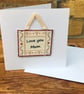 Mother’s Day Card, Mum Birthday card, Handmade Mum card & keepsake gift - Image 5