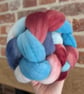 Hand Dyed Falklands Merino Top 104g Spinning Fibre - Inky Berry