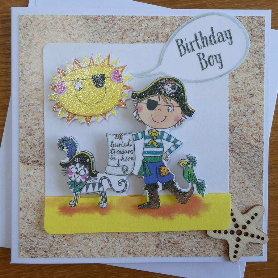 Pirate Birthday Card