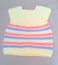 Simple Classic Hand Knitted Baby Dress, New Baby Gift, Baby Shower Gift - Image 3
