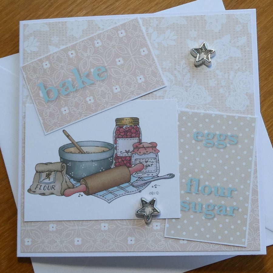 Baking Card - Birthday, Retirement, Mother's Day 