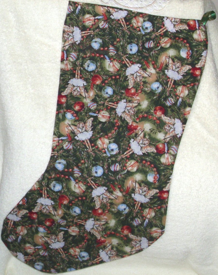 Pretty flower fairies in the Christmas Tree Christmas stocking