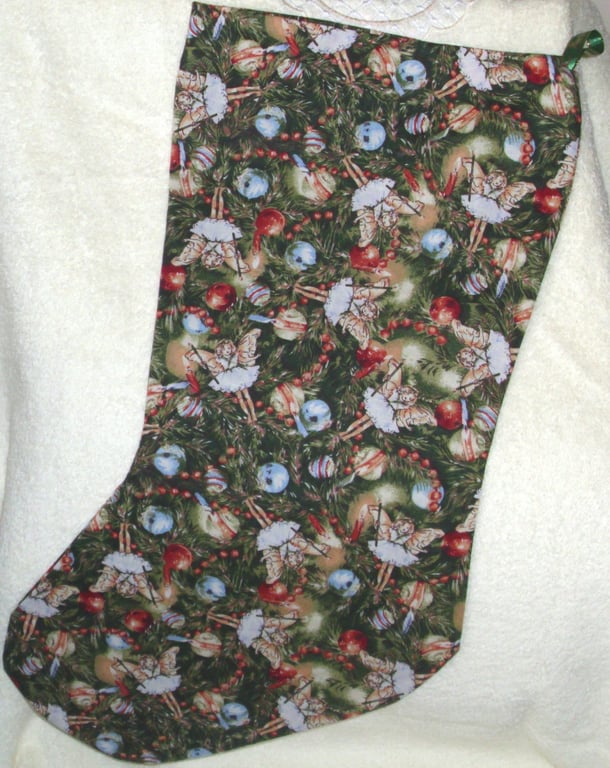 Pretty flower fairies in the Christmas Tree Christmas stocking