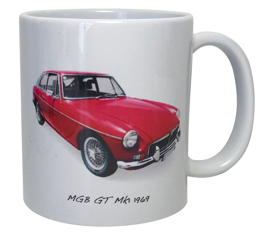 MGB GT Mk1 1969 - 11oz Ceramic Mug 