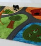 Zoo Travel Play Mat - Personalised Safari Zoo Play On The Go Play Scene UKCA - Image 4